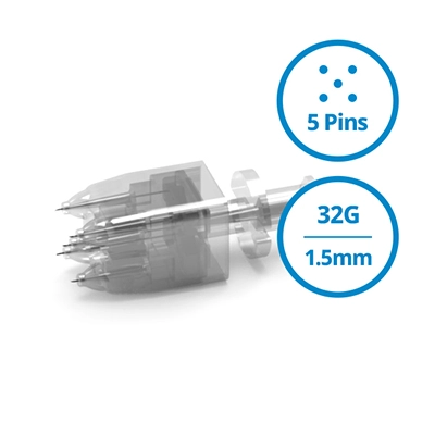 Crystal Multi Needle 5 Pins 1.5